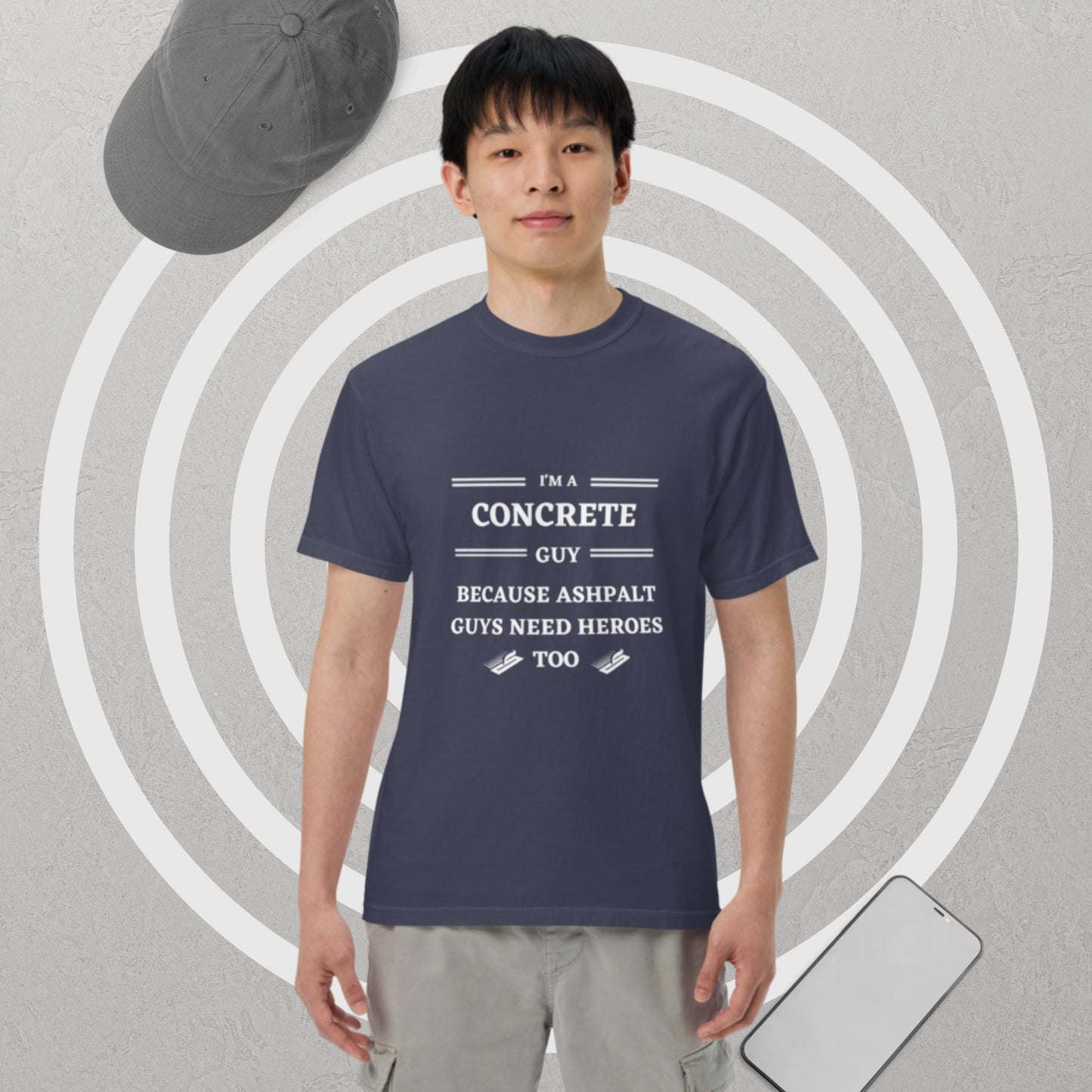 Men’s garment-dyed heavyweight t-shirt